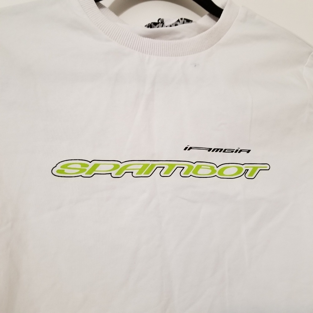 NWT I.AM.GIA Spambot  Graffic Crop Tee - P10 - Picture 3 of 5
